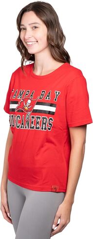 Ultra Game Women's Standard Distressed Graphics Soft Crew Neck Tee Shirt, Team Color, X-Large in Saudi Arabia
