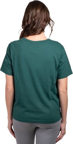 تي شيرت نسائي من Ultra Game ذو رسومات متعثرة وناعمة ورقبة دائرية، لون الفريق، X-Large in Kuwait