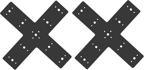 24x13.5 Gable Plate Truss Bracket Pergola Mending Plate Heavy Duty for Wood 4x4/6x6 Lumber 12 Pitch Powder Coated White in Saudi Arabia