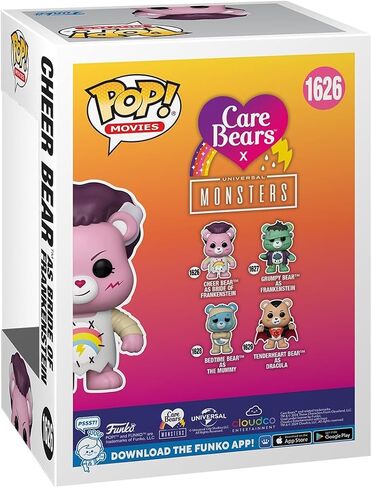 Funko Pop Movies: Universal Monsters x Care Bears - Tenderheart Bear as Dracula in Saudi Arabia
