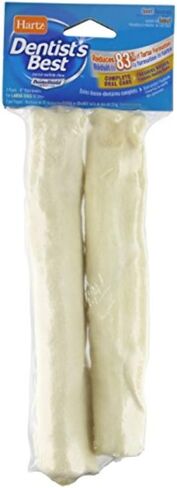 Hartz Dentist'S Best Beef Flavored 3 Inch Rawhide Mini Dental Dog Bone Treat Chews - Small, 10 Pack in Saudi Arabia