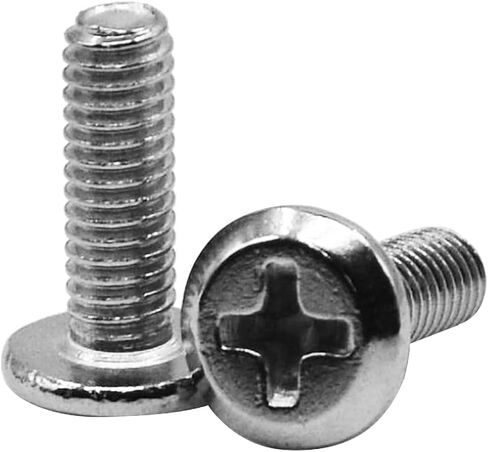 براغي آلة ذات رأس مسطح YXQ M4x12mm، برغي فيليبس كروس، 304 من الفولاذ المقاوم للصدأ، مسامير تثبيت، 60 قطعة in Saudi Arabia