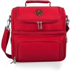 NCAA Kansas Jayhawks Pranzo Lunch Bag - Insulated Lunch Box with Picnic Set - Lunch Cooler Bag