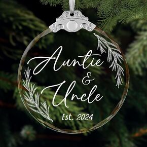 Pregnancy Gifts for Expecting Mom Dad - Pregnancy Announcement for Husband Wife Family - Baby Announcement Gifts, Pregnant Mom Gifts, Gender Reveal Gifts - New Mom Dad, Mom to Be, New Parents Ornament
