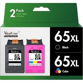 Valuetoner 260XL and 261XL Ink Cartridges Combo Pack Replacement for Canon 260 and 261 Ink Cartridges PG-260 CL-261 Work with Canon TS6420a TS6420 TS6400 TR7020 TR7020a TS5320 (1 Black, 1 Tri-Color)