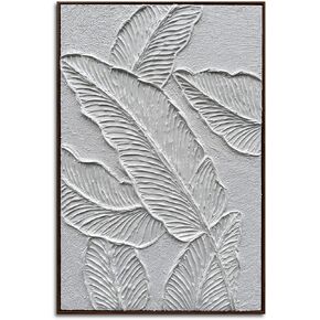 Midcentury Modern Relief Painting, Framed Artwork, Plaster Wall Art, 3D Canvas Wall Art, Relief Wall Hanging, Sculptural Wall Art, Boho Wall Hanging, Textured Art