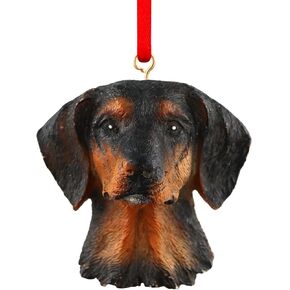 SICOHOME Yorkshire Terrier Christmas Ornament Yorkshire Terrier Gifts for Women and Dog Lovers Yorkshire Terrier Xmas Tree Ornaments Round Ornament with Gift Box Xmas Present for Yorkshire Lovers GIF