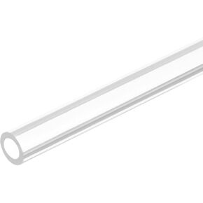 MECCANIXITY Acrylic Pipe Clear Rigid Round Tube 16mm(5/8") ID 22mm(7/8") OD 6" for Lamps and Lanterns, Water Cooling System