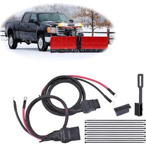 21294 61169 2-Pin Battery Cable Harness Kit Plow Side 21294 8245 & Truck Side 61169 8274 fit for Western Fisher Snow Plows in Kuwait