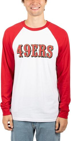 Ultra Game Men's Standard Raglan Baseball 3/4 Long Sleeve Tee Shirt, White, Medium in Saudi Arabia
