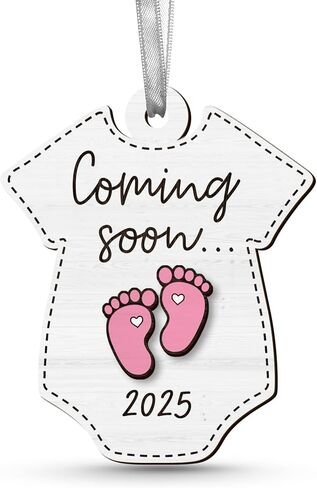 Pregnancy Gifts for Expecting Mom Dad - Pregnancy Announcement for Husband Wife Family - Baby Announcement Gifts, Pregnant Mom Gifts, Gender Reveal Gifts - New Mom Dad, Mom to Be, New Parents Ornament in Saudi Arabia