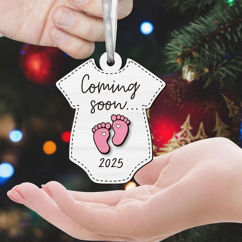 Pregnancy Gifts for Expecting Mom Dad - Pregnancy Announcement for Husband Wife Family - Baby Announcement Gifts, Pregnant Mom Gifts, Gender Reveal Gifts - New Mom Dad, Mom to Be, New Parents Ornament in Saudi Arabia