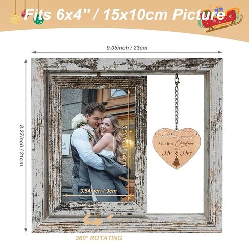 Let the Adventure Begin - He Asked She Said Yes Picture Frame Engagement Gifts for Couples Newly Engaged Gifts Fiance Women Her (Dis Two 6x4) in Saudi Arabia