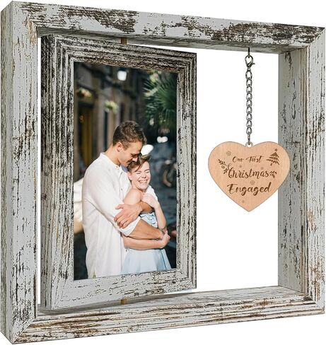 Let the Adventure Begin - He Asked She Said Yes Picture Frame Engagement Gifts for Couples Newly Engaged Gifts Fiance Women Her (Dis Two 6x4) in Saudi Arabia