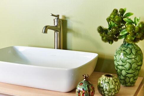 Hansgrohe Joleena Transitional 2-Handle 3 7 بوصة صنبور حوض الحمام طويل القامة في النيكل المصقول، 04774820 in Saudi Arabia