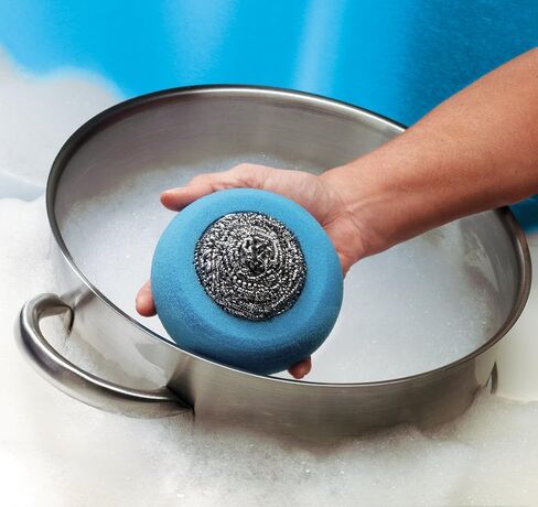 3M Scotch-Brite Stainless Steel Scrubber 84, 1.75 Oz, 12/Case in Saudi Arabia