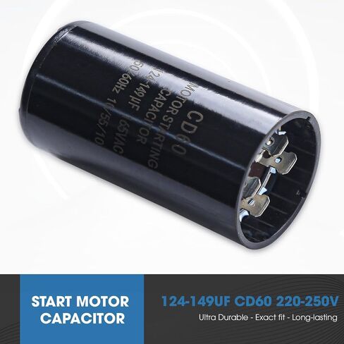 Seentech 270-324 uf/MFD 330 VAC ±20% Round Motor Start Capacitor 50/60 Hz AC Electric Universal Fit for AC Motor Run or Fan Start and Cool or Heat Pump Air Conditioner in Saudi Arabia