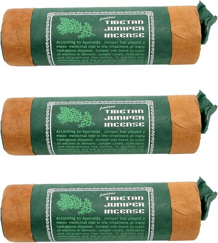 Ancient Tibetan Cedarwood Incense - for Mediation, Yoga, Prayer, Aromatic Medicine, Stress Reliever, Calmness in Kuwait