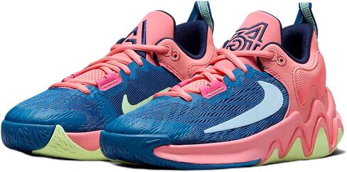 حذاء كرة السلة Nike Giannis Immortality 2 للأطفال الكبار من الدرجة المدرسية، Pink Gaze/Celestine Blue، 5.5 للأطفال الكبار in Kuwait