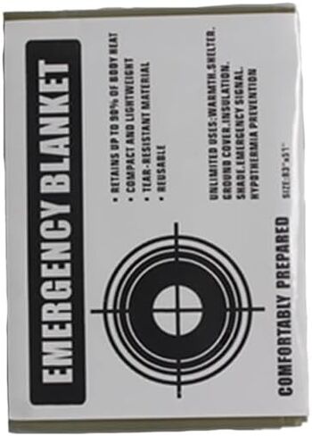 Emergency Blankets for Survival Blanket, Safe Emergency Mylar Thermal Blankets, Space Blanket Thermal Blanket Emergency Perfect for Outdoors, Hiking, Survival, Marathons or First Aid in Saudi Arabia