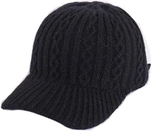 FGSS Women Lamb-Wool Baseball-Cap Winter-Warm-Fleece Adjustable Dad Hat for Travel in Saudi Arabia