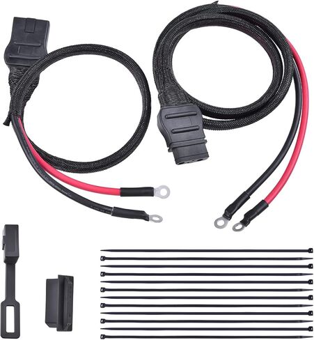 21294 61169 2-Pin Battery Cable Harness Kit Plow Side 21294 8245 & Truck Side 61169 8274 fit for Western Fisher Snow Plows in Kuwait