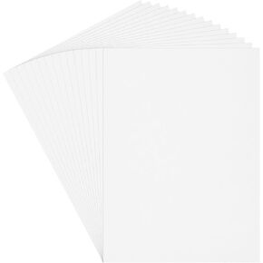 MECCANIXITY 30 Sheets Rose Red Cardstock 20" x 15", 200gsm/75lb Thick Card Stock Printer Paper for Crafts, Invitations, Card Making, Scrapbooking, Drawing