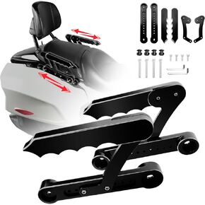 Adjustable Motorcycle Passenger Armrest Fit for Can-Am Spyder F3 F3-S F3-T F3-L 2016-2024 Accessories Rear Arm Rest Mounting Kit Aluminum