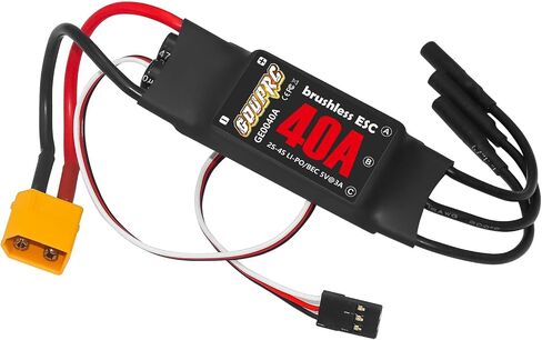 وحدة تحكم في السرعة GOUPRC 30A بدون فرشاة ESC 2-3S مع مقابس 5V/2A BEC & XT60 لطائرة هليكوبتر بدون طيار ذات جناح ثابت DIY RC طائرة متعددة المحاور in Kuwait