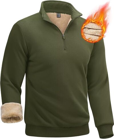 Boladeci الرجال الربع البريدي البلوز قسط شيربا اصطف كم طويل قمصان الغولف للرجال منتصف الوزن 1/4 نصف البريدي بلوزات in Kuwait