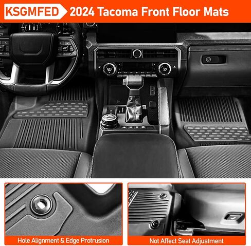 حصيرة سرير الشاحنة متوافقة مع ملحقات Toyota Tacoma 2024، استبدال TPE مناسب لجميع الأحوال الجوية بطول 5 أقدام لبطانة سرير الشاحنة ملحقات مطورة لسرير الشاحنة، سرير شاحنة خلفي سميك بطانة سرير بيك اب in Saudi Arabia