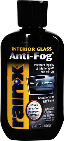 Rain-X AF21106D Glass & Mirrors Anti-Fog Treatment, Prevents Fogging & Steaming on Windshield and Visors, Improves Visibility, Great for Auto & Home in Saudi Arabia