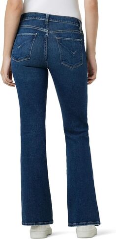 HUDSON Women's Nico Mid-Rise Bootcut Barefoot, Dusky Night in Saudi Arabia