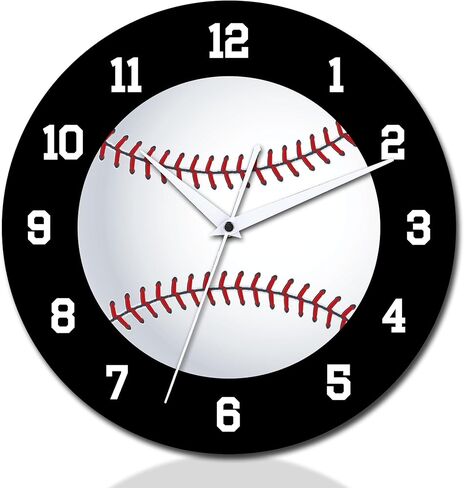 12 Inch Sports Themed Wall Clock with Volleyball Dial,Silent Clock Movement and Battery Operated,Great Decor for Home,Office,Bedroom and Nice Volleyball Enthusiasts Gifts in Saudi Arabia