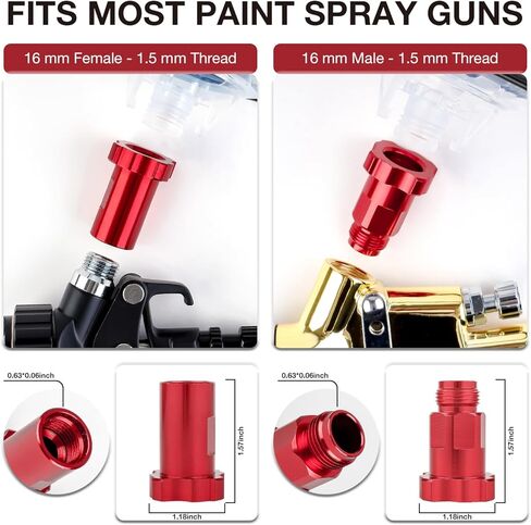 نظام أكواب خلط الطلاء للاستعمال مرة واحدة سعة 20 أونصة (600 مل) من يوزيس - 50 كوب طلاء مع أغطية، كوبين صلبين مع حلقة تثبيت، 10 مقابس، 4 محولات أكواب مسدس رش - محرك طلاء - لمسدس طلاء السيارات in Kuwait