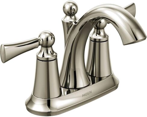 Moen 4505 Chrome Two-Handle Bathroom Faucet, 5.50 x 8.13 x 10.13 inches in Saudi Arabia