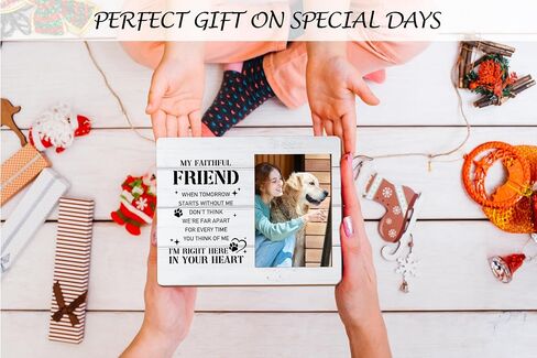 Pet Memorial Gifts Picture Frame, Dog Loss Memory Frame Gift, Loss of Cat Sympathy Gift for Loss of Loved Pet, Remembrance Photo Frame Gift, Condolence Gifts, God Saw You Getting Tired -f(05) in Saudi Arabia
