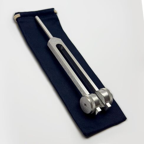 128 Hz OTTO Tuning Fork for Healing with Drawstring Pouch - OSTEOPHONIC application for Sound Healing and Biofield Therapy - Gold in Saudi Arabia