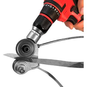 Drill Shears Drill Cutter Nibbler Metal Cutter Attachment Metal Nibbler Drill Attachment Specially Model - Specially Designed for Cutting Flat Metal Sheets of 23(0.71mm) Gauge thick and Below
