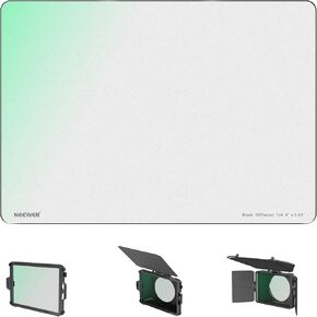 NEEWER 1/8 Black Diffusion Mist Dreamy Effect 4"x5.65" Cinema Square Filter (Rectangular) with HD Optical Glass Compatible with Tilta Compatible with SmallRig Matte Box for Cinematic Photo Videography