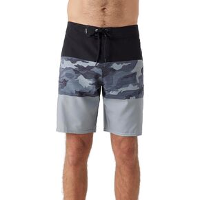 Mens Hyperfreak Heat Block 19 Swim, Black Camo, 36