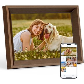 Dragon Touch Modern 15 Pro Digital Picture Frame, 15.6" FHD Touch Screen 1200P WiFi Digital Photo Frame Instant Share Photos and Videos via App, Email, Cloud, Portrait and Landscape