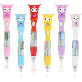 8 Pcs Cute Pens Kawaii Pens Fun Pens, 0.5mm Cat Paw Shiny Luminous Ballpoint Pens, Korean Japanese Stationery School Supplies for Teen Girls Women, Black Writing Gel Pens