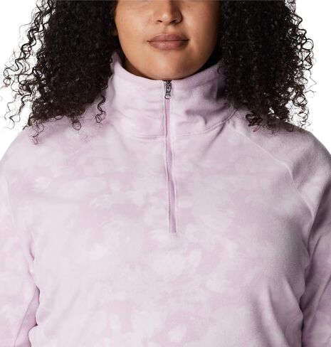 Columbia Women's Glacial IV Print Half Zip, Chalk Stippled Stripe, X-Large in Saudi Arabia