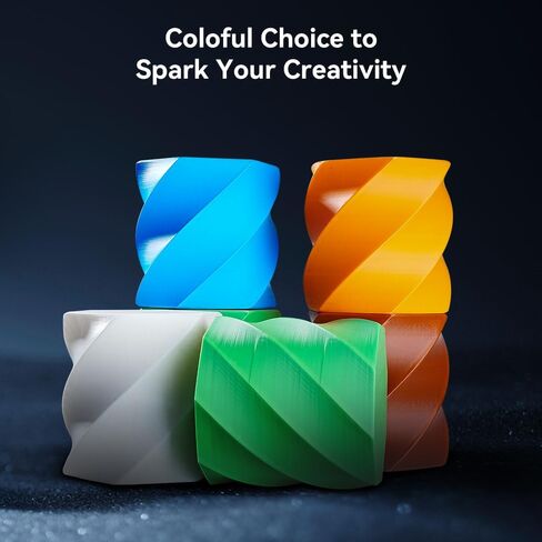 3D Printer PLA CR-Wood Filament, 3D Printer Filament 1.75 mm, Smooth Silk Texture, Toughness, 1kg(2.2lbs)/Spool Printing Filament, for All FDM Printers (Wood) in Saudi Arabia