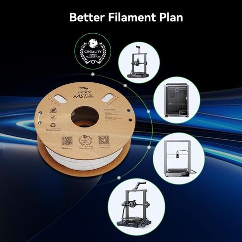 3D Printer PLA CR-Wood Filament, 3D Printer Filament 1.75 mm, Smooth Silk Texture, Toughness, 1kg(2.2lbs)/Spool Printing Filament, for All FDM Printers (Wood) in Saudi Arabia