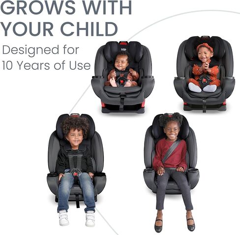 Britax One4Life Convertible Car Seat, 10 Years of Use from 5 to 120 Pounds, Converts from Rear-Facing Infant Car Seat to Forward-Facing Booster Seat, Performance Fabric, Cool N Dry Moonstone in Kuwait