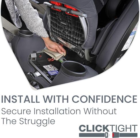 Britax One4Life Convertible Car Seat, 10 Years of Use from 5 to 120 Pounds, Converts from Rear-Facing Infant Car Seat to Forward-Facing Booster Seat, Performance Fabric, Cool N Dry Moonstone in Kuwait