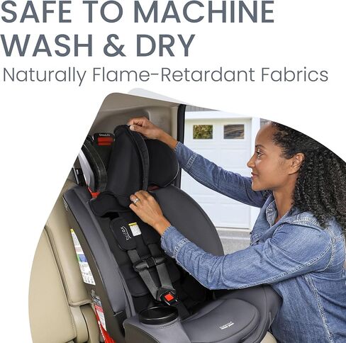 Britax One4Life Convertible Car Seat, 10 Years of Use from 5 to 120 Pounds, Converts from Rear-Facing Infant Car Seat to Forward-Facing Booster Seat, Performance Fabric, Cool N Dry Moonstone in Kuwait