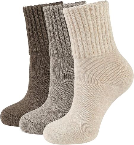 Closemate Boot Socks for Women Winter Thick Socks Warm Crew Socks Gift for Women 3 Pairs in Saudi Arabia